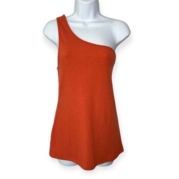 INC International Concepts Womens XXL One Shoulder Ribbed Top NWT - Picture 1 of 9